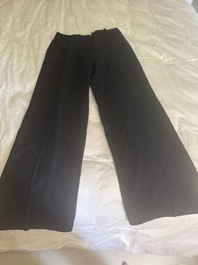 Balenciaga Black Wide-Leg Trousers